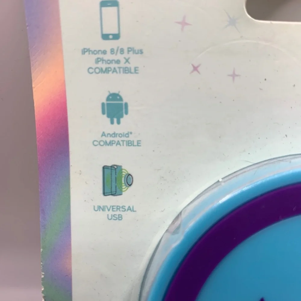 Vivitar Wireless charger unicorn squad blue for android iPhone Samsung devices